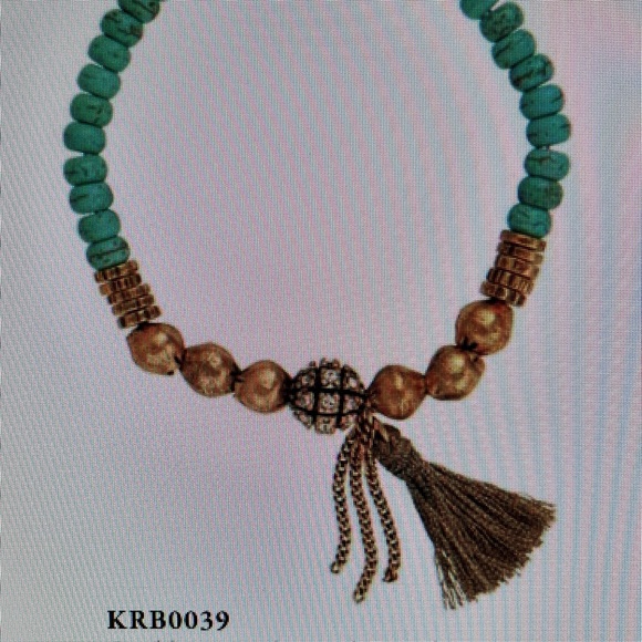 Silpada K&R “Caribbean Cool” Stretch Bracelet - Picture 4 of 4